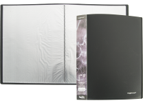 Папка с файлами - А4 10 чёрный "Agatis" (Silwerhof)