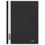 Скоросшиватель пластиковый - черный А4 180мкм. (Стамм)