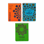 Блокнот - А6  80л. клетка " Колесо времени" (Полотняно)