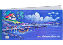 Альбом д/пейзажных набросков - 250х510мм 25л. (Campap)