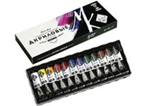 Краска акриловая художественная в наборе - 12цв. 18мл. "МК" (Н.П.)