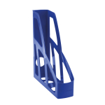 Лоток вертикальный - 1 секционный синий "Лидер" 75мм (Стамм)