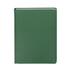 Ежедневник недатированный - А5 зеленый 288стр."VELVET" (GSF)