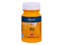 Краска акриловая - 100мл. темно-жёлтая "Ладога" (Н.П.)