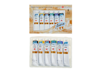 Краски масляные в наборе -  6цв. 46мл. "Ладога" (Н.П.)