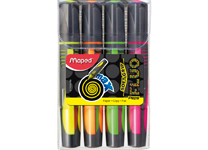 Маркеры текстовые в наборе - 4цв. (Maped)