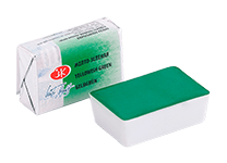 Краска акварельная художественная - 2.5мл. желто-зеленая (Н.П.)