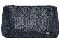 Косметичка кожаная - синий "Гарда" (Мальченок)