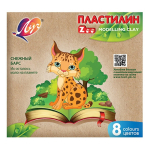 Пластилин -  8цв. "ZOO"  картон.уп. (Луч)