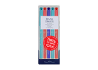 Ручки гелевые в наборе - 1цв.5шт. синий "Акция 5по цене 3х.DeleteWrite Art. My Sweet.Пончики" со стираемыми чернилами (Bruno Visconti) 