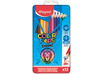 Карандаши в наборе цветные - 12цв. "Color'peps Strong" в металлической упаковке (Maped)