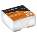 Бумага д/записей с подставкой - 90х90 белый "Lamark" 500л. плотность 80 г/м2.  белизна 96% (ФинСиб)