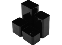 Подставка д/канцелярских принадлежностей "Юниор" черный (Стамм)