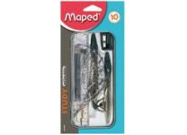 Готовальня - 10 предметн. "Study" металлический в блистере металлической (Maped)