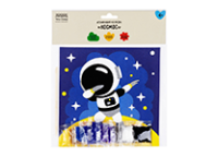 Аппликация из песка "Космос". с раскраской. 4+ (ТРИ СОВЫ)