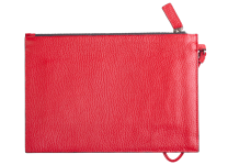 Сумка кожаная женская - красная 250х175х10мм. (Мальченок)