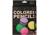 Карандаши в наборе цветные - 18цв. "Black Excellence" + точилка пластиковые (Bruno Visconti)