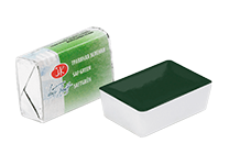 Краска акварельная художественная - 2.5мл. травяная зеленая "Белые ночи" (Н.П.)