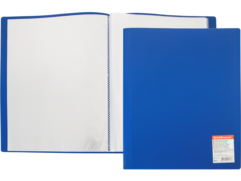 Папка с файлами - А4 30 синий "Standard" (ErichKrause)