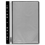 Папка с файлами - А4 30 черный с перфорацией (Стамм)