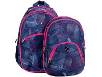 Рюкзак ортопедический д/девочек 50х32х25 см. фиолетовый "2in1 TEENS VIOLET UNIVERSE" (PULSE)
