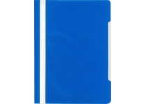 Скоросшиватель пластиковый - синий "Бюрократ" (Silwerhof)