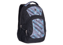 Рюкзак 48х30х25 см. черный с принтом "FEVER GRAY-BLUE" (PULSE)
