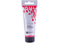 Краска акриловая - 75мл. красная темная "Сонет" (Н.П.)