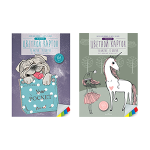 Картон цветной в наборе - 195х288 10л. 10цв. мелованный (Bruno Visconti)