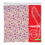 Бумага цветная в наборе - 290х290 12л. 12 видов "Сердечки" (Альт)