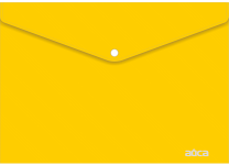 Папка с кнопкой - A4 желтый (237х330мм.) "Айса" толщина пластика 0.15мм. (Shantou Yuansheng Industry)