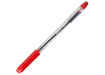 Ручка шариковая - красный стержень "Айса Magma" (SARAJU)