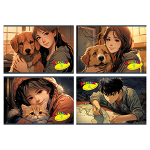 Альбом д/рисования - А4  8л. "Аниме" (Маяк)