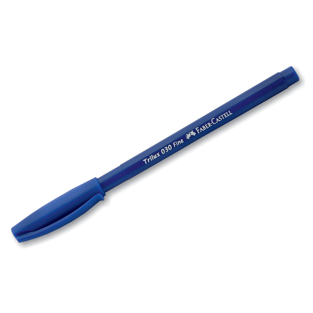 Ручка шариковая - синий стержень "Trilux" 0.30 мм. (Faber Castell)