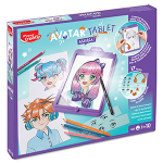 Набор д/раскрашивания + маркерная доска "Manga" (Maped)