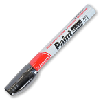 Маркер акриловый - черный 1-3мм "Luxor Paint Marker 880" универсальный для любых поверхностей. на спиртовой основе Волшебник