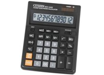 Калькулятор - 12раз. "CITIZEN" SDC-444S черный (2 пит.. 2 пам.. 153 x 199 x 30.5 мм) (CBM)