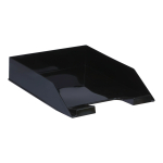 Лоток горизонтальный - 1 секционный черный "Фаворит" (Стамм)