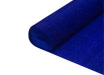 Бумага цветная - 1шт. 50х250 темно-синий "Креп"  (Альт)