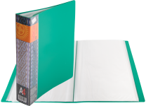 Папка с файлами - А4 80 зеленый (236х54х308мм.) "Айса" толщина пластика 0.80мм. файла 0.25мм. (Shantou Yuansheng Industry)