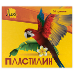 Пластилин - 36цв. "Лео Ярко" 720г.  в картонной упаковке (Гамма)
