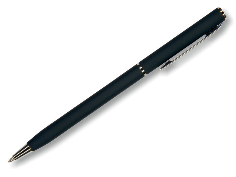 Ручка шариковая автоматическая - синий стержень 0.7мм. "PALERMO" сине-черный металлический корпус (Bruno Visconti)