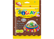 Глина д/детского творчества - 50гр. коричневый (AMOS)