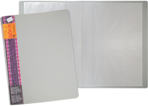 Папка с файлами - А4 20 серый (236х17х308мм.) "Айса" толщина пластика 0.55мм. файла 0.25мм. (Shantou Yuansheng Industry)