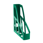 Лоток вертикальный - 1 секционный зеленый "Лидер" 75мм (Стамм)