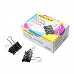 Зажимы черные в наборе - 51мм 12шт. (Silwerhof)