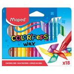 Мелки в наборе - 18цв. "Color'peps Wax" восковые (Maped)
