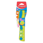 Линейка пластиковая - 20см. ассорти "KidyGrip" гибкая (Maped)