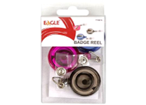 Брелок-ретрактор с вытяжной нитью в наборе - 3шт. ассорти (EAGLE)