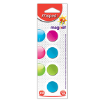 Магнит в наборе - 4шт. d=20мм в блистере (Maped)